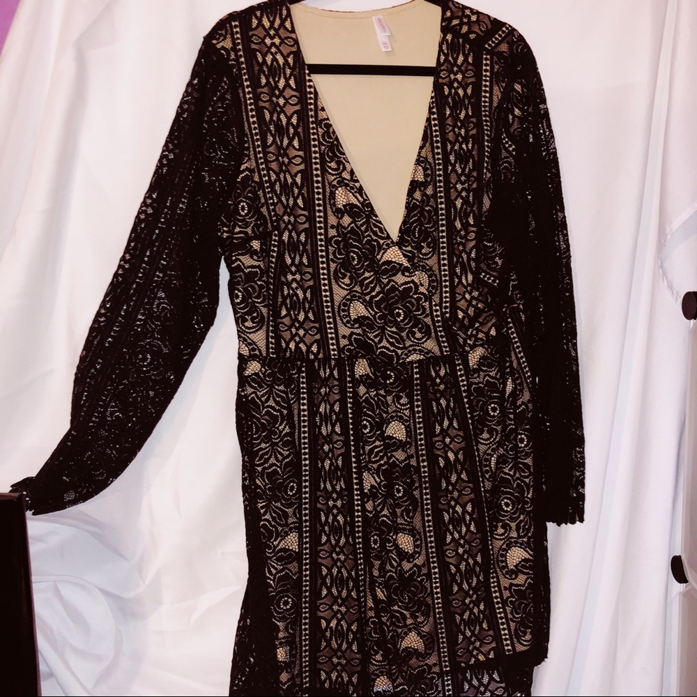 Black cocktail dress